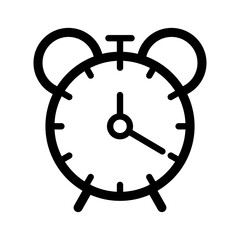alarm clock icon vector illustration