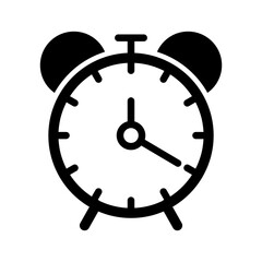 alarm clock icon vector illustration
