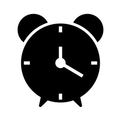 alarm clock icon vector illustration