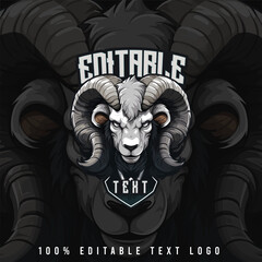 Vector Ram Sport Logo Illustration