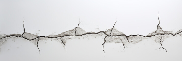 CRACKS ON AN OLD WALL HORIZONTAL IMAGE. image created by legal AI