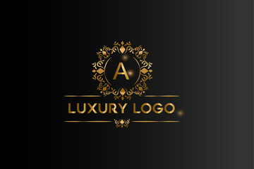 This is a Luxury, royal, monogram, latter, ornament, modern, elegant logo design