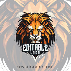 Vector Lion Sport Logo Illustration