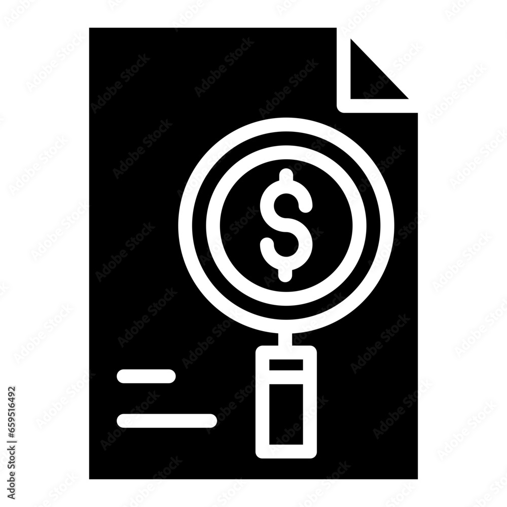 Sticker Solid Dollar Search Page icon