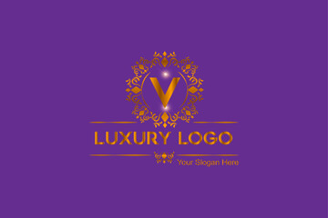 This is a Luxury, royal, monogram, latter, ornament, modern, elegant logo design