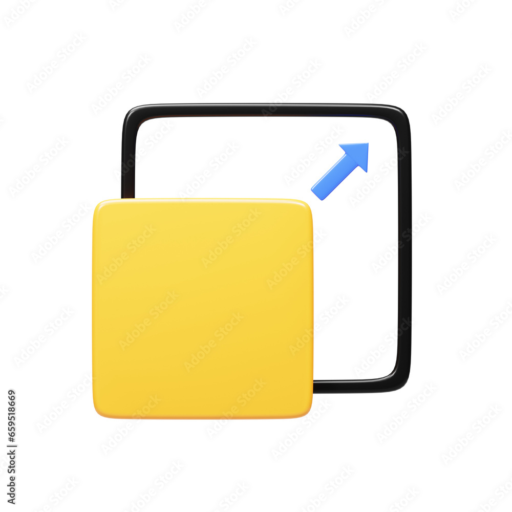 Poster graphic design tools icon concept. 3d rendering scale tool icon