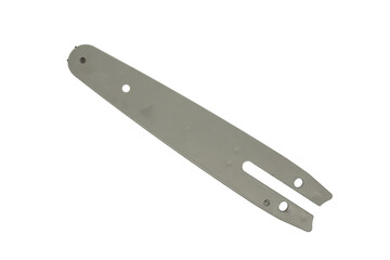 bar saw wood on white background