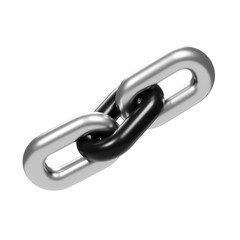 Obraz premium Graphic design tools icon concept. 3d rendering chain icon