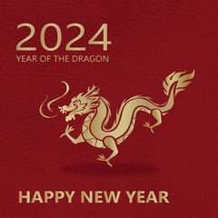 dragon, new, asia, 2024, chinese, year