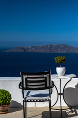 Fototapeta na wymiar Santorini Momentte in Fira