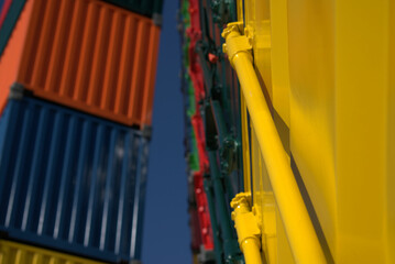 colorful container arch 