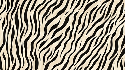  a black and white zebra print pattern on a white background.  generative ai