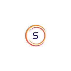 S letter logo design. S polygon, circle, triangle, hexagon, flat and simple style with  white color variation letter logo set in one artboard. S minimalist and classic logo. S latter logo, S logo, S