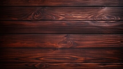 Dark Mahogany Wood Wall Background - obrazy, fototapety, plakaty