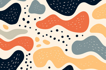 Christmas winter seamless pattern, abstract style. Good for fashion fabrics, children’s clothing, T-shirts, postcards, email header, wallpaper, banner, events, covers, advertising, and more.