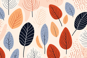 Christmas winter seamless pattern, abstract style. Good for fashion fabrics, children’s clothing, T-shirts, postcards, email header, wallpaper, banner, events, covers, advertising, and more.