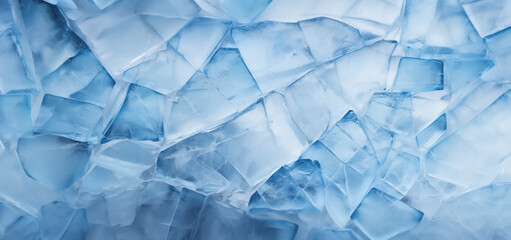 Obraz premium Closeup ice surface cracks or scratched texture background.cold frozen and freeze concepts