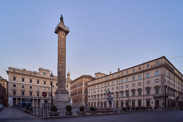 Palazzo Chigi, baroque and renaissance styled building, seat of the Council of Ministers and the...