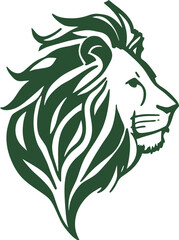 lion head silhouette