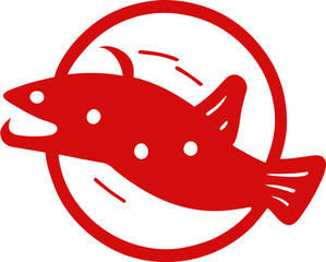 red fish illustration