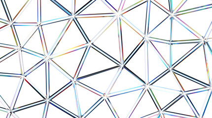 Background design, abstract polygonal wireframe, 3d render