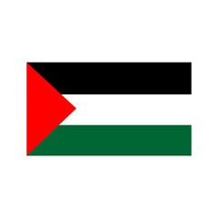 Flag of palestina vector icon