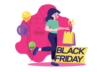 Black Friday and discounts concept