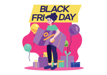 Campaign and black Friday concept