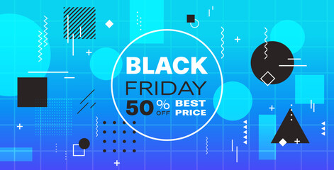 black friday special offer sale poster shopping flyer holiday promotion hot price discount banner