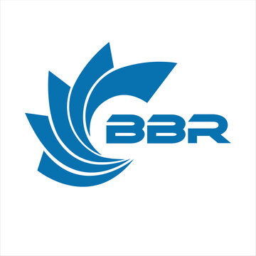 BBR creative initials letter logo concept or design on a WHITE background.