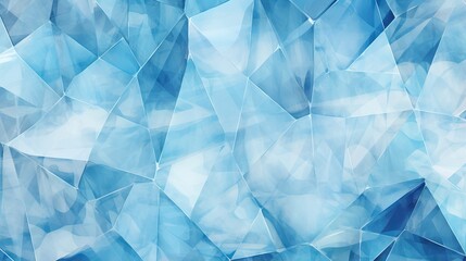  a blue abstract background with a lot of small pieces of glass.  generative ai