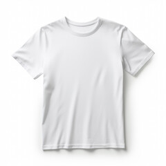 Front view of t-shirt on white background.