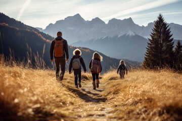 , south tyrol, geissler group, family hiking