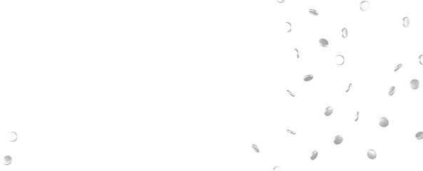 Radiant Revelry: Dynamic 3D Illustration of a Radiating silver Confetti Celebration