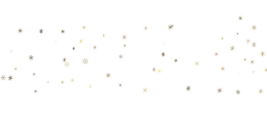 Gentle Snow Drift: Mind-Blowing 3D Illustration of Falling Holiday Snowflakes