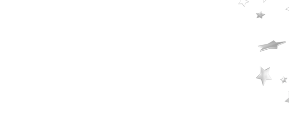 Silver stars border 3d