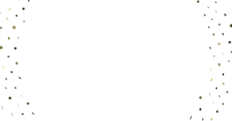 Twinkling Christmas Descent: Striking 3D Illustration Showcasing Falling Festive Twinkling Stars