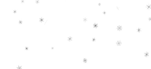 Gentle Snow Drift: Mind-Blowing 3D Illustration of Falling Holiday Snowflakes