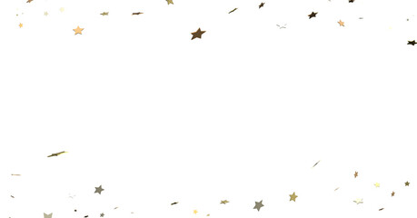 Galactic Christmas Descent: Enthralling 3D Illustration of Falling Holiday Stars from the Cosmos