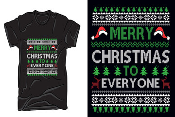  Ugly Christmas sweater design - vector Graphic, ugly Christmas t-shirt sweater design - obrazy, fototapety, plakaty