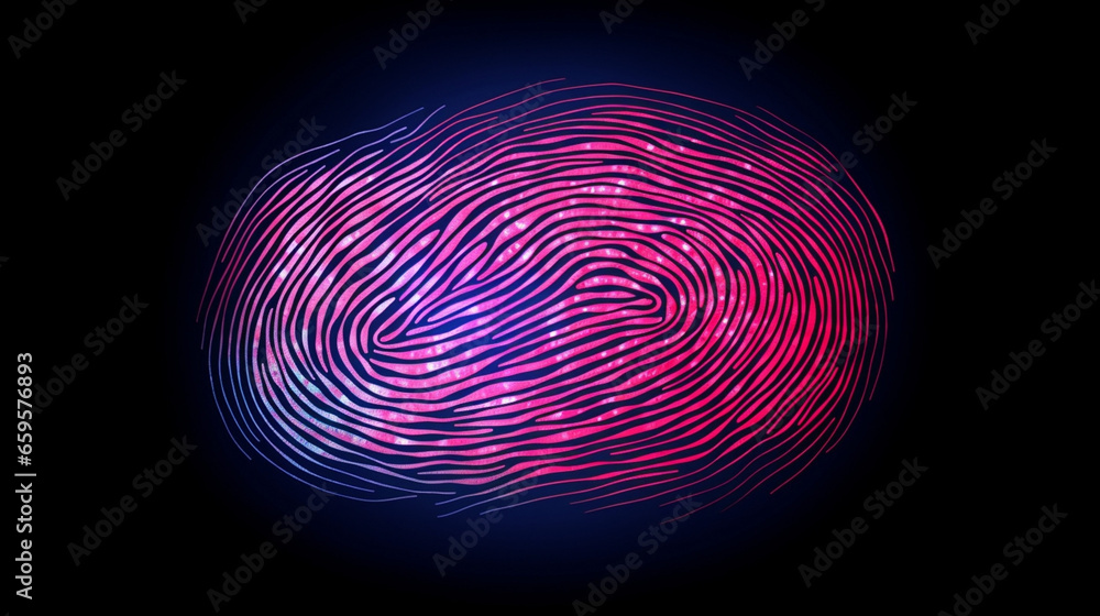 Poster technology identification fingerprint thumbprint finger digital print identity pattern crime securit