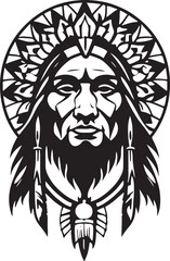incredibly beautiful Native aboriginal insignia vector art
