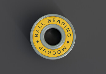 Top View of Ball Bearing Mockup
