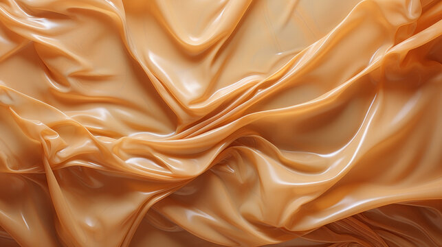 A slippery, slimy background of a rubberized fabric