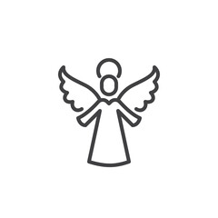 Holy Angel line icon