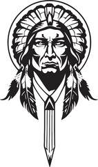 Wonderful and fantastic Native American vector art