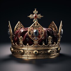Expensive Royalty Crown, with Gems high Value