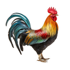 Fototapeta premium rooster isolated on white