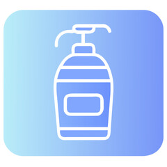 Obraz premium Laundry soap bottle vector icon. Hygiene and cleanliness. AI Generated