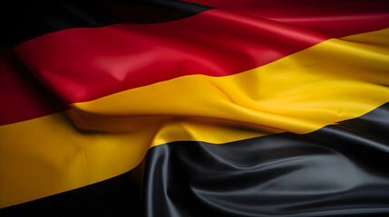 Germany flag background. Generative AI.